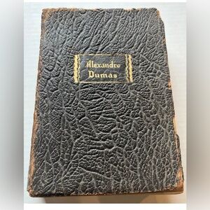 The Works of Alexandre Dumas Short Stories 10 Volumes Alligator Leather  1927